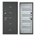 Входная дверь Buldoors 90 MP П-28 правый 205x96см цвет букле графит/ясень ривьера айс