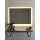 Зеркало для ванной Alfa mirrors Niko-86 Niko-86Avzd с подсветкой 80x60см