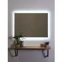 Зеркало для ванной Alfa mirrors Niko-86 Niko-86Avzh с подсветкой 80x60см