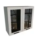 Шкаф 601845546352 Сурская мебель 80x71.6x31.8 см МДФ цвет серый
