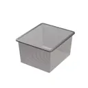 Корзина мелкосетчатая Лион 34.2x38.3x18.5 см цвет серый
