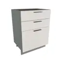 Шкаф 601845546319 Сурская мебель 60x81.6x47.8 см МДФ цвет белый