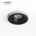 Светильник точечный встраиваемый Raumberg Terra chrome под отверстие 65 мм GU10 цвет черный матовый