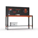 Стол металлически Metalex 201206, максимальная нагрузка до 260 кг