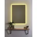 Зеркало для ванной Alfa mirrors Niko-57 Niko-57Vzt с подсветкой 50x70см