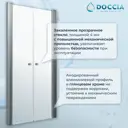 Душевая дверь Doccia DC0000036862 100см эффект стекла прозрачный распашной