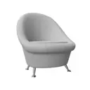 Банкетка Лига диванов 28240 62x74x68 см экокожа цвет белый