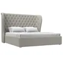 Кровать Далия 180 Лига диванов 123076 210x140x210 см рогожка цвет амур 02 бежевый