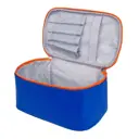 Косметичка Handy home 14x12x22 см полиуретан цвет синий/оранжевый
