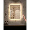 Зеркало для ванной Alfa mirrors Niko-68 Niko-68Vzd с подсветкой 60x80см