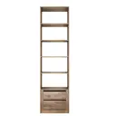 Гардеробная Мебельная компания е1 550020 61x220x51 см цвет коричневый