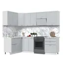 Кухонный гарнитур Kameol Франция УТ000588941 250x217x150 см ЛДСП цвет серый