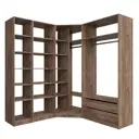 Гардеробная Мебельная компания е1 500100 390x220x51 см цвет коричневый