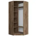 Гардеробная Мебельная компания е1 550048 95x220x95 см цвет коричневый