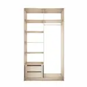 Гардеробная Мебельная компания е1 500162 121x220x51 см цвет бежевый
