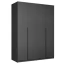 Шкаф распашной Мебельная компания е1 LCKS2_G_2SH_1600_DM 162x220x52.5 см серый диамант ЛДСП