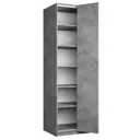 Шкаф распашной Мебельная компания е1 LCK_GR_SH_800_BT 81x220x52.5 см бетон ЛДСП