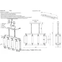 Люстра подвесная Crystal lux Tomassp8 l1000 brass 8 ламп 19 м² цвет латунь