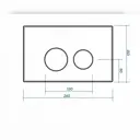 Комплект инсталляция с унитазом Doccia BlanSBl22WM цвет черный