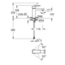 Смеситель для раковины Grohe Cubeo 1017550000 однорычажный цвет хром