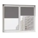 Рулонная штора блэкаут Унистайл RKRBLSER094150, 94x150 см, цвет серый