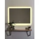 Зеркало для ванной Alfa mirrors Niko-86 Niko-86Ad с подсветкой 80x60см