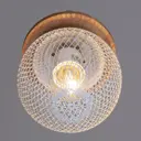 Люстра потолочная Reluce 01565-3.3-01 wh+wood 1 лампа 3 м² цвет белый