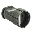 Розетка чёрная Makel 220 В