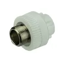 Муфта комбинированная РВК 3/4"x20 мм НР ВП полипропилен 020404