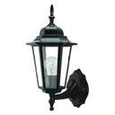Бра уличное вверх Camelion Time 1xE27x60 Вт, цвет чёрный, 4101