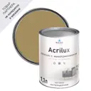 Краска для стен и потолков Acrilux матовая цвет ral 1020 оливково-желтый 1.1 л
