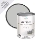 Краска для стен и потолков Acrilux матовая цвет ral 7035 светло-серый 1.1 л