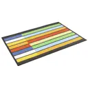 Коврик придверный SunStep 35-104 40х60 см полиэстер разноцветный