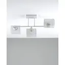 Люстра на штанге Moderli Lori V10924-c 3 лампы 18 м² цвет хром/белый