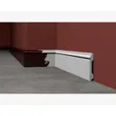 Плинтус напольный Солид 1 UHD 47/80 Белый 80x16.5x2000 мм