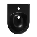 Комплект ABBER унитаз AC1100MB черный матовый с инсталляцией AC0105 и кнопкой AC0120MB биде AC1150MB с инсталляцией AC0101P