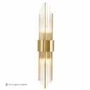 Настенный светильник Crystal Lux Atento Cu_0190_402 цвет прозрачный/латунь