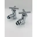 Кран вентильный для полотенцесушителя Vieir VR2034A-2 1/2"x3/4" ВР-НР латунь 2 шт