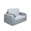 Раскладной диван High performance Miko grey 160x100x100 см велюр цвет серый