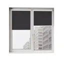 Рулонная штора блэкаут Унистайл LKRBLCHE060210 60x210 см, черный