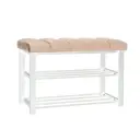 Подставка для обуви Alisa lavoro 79x51x35 см 2 полки металл цвет бежевый