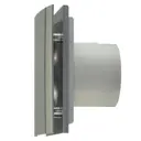 Вентилятор вытяжной S&P Silent-200 CHZ silver design-3C D120 мм 35 дБ 175 м³/ч обратный клапан цвет белый