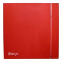 Вентилятор вытяжной S&P Silent-100 CZ red design-4C D100 мм 26 дБ 85 м³/ч обратный клапан цвет красный