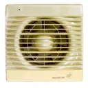 Вентилятор вытяжной S&P Decor 100C ivory D100 мм 40 дБ 95 м³/ч обратный клапан цвет бежевый