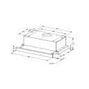 Вытяжка Weissgauff TEL 600 TC WH 60 см цвет белый