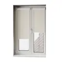 Рулонная штора блэкаут Унистайл RKRBLBEZ034160, 34x160 см, цвет бежевый