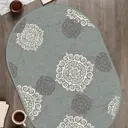 Ковер Ragolle Genova 38001 5565 50 овал 200x290 см вискоза