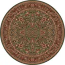 Ковер Kashqai 4362 400 круг Ø160 см Шерсть цвет Красный
