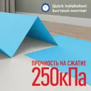 Подложка-Гармошка Солид 250кПа 1.50 мм 10.50 м² синяя