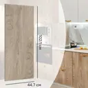 Фасад кухонного шкафа Зея 44.7x102.1 см KONSENSA ЛДСП цвет коричневый